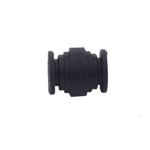 Close-up of a heavy-duty anti vibration rubber ball for RC quadcopters, black, demonstrating shock absorption and reducing camera shake.