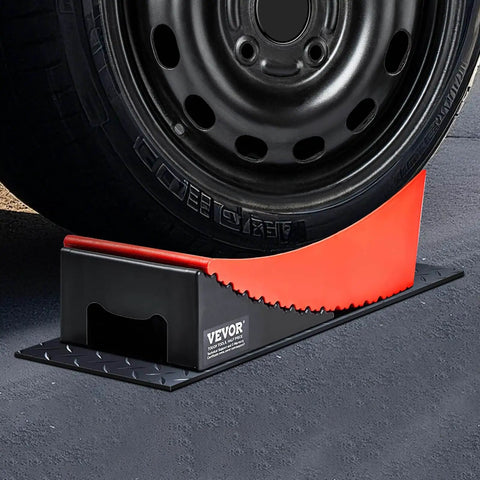 Heavy Duty RV Leveling Blocks Set For Campers And Trailers 2 Pack Up To 8818.5 Lbs Support 4 Inch Max Height Curved Design with tire