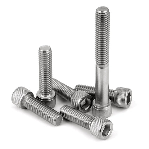 Heavy Duty 5/16-18 Socket Head Cap Screws 1 Inch With Allen Drive Full Thread Bright Finish Stainless Steel 304 18-8 A2-70 Pack Of 25