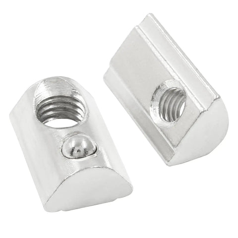 Beefed Up Heavy Duty Spring T Nuts For 4040 Aluminum Extrusion M8 8mm Roll In T Slot Nuts Carbon Steel With Nickel Plating