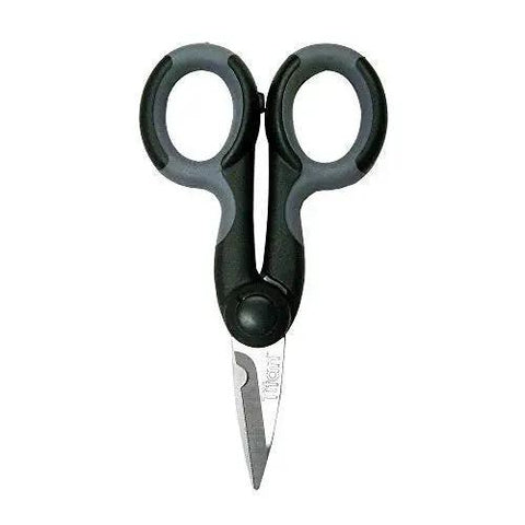 Heavy Duty 5.5 Inch Stainless Steel Scissors With Power Notch For Precision Cutting, Tempered Ground Blades, Comfortable Grip