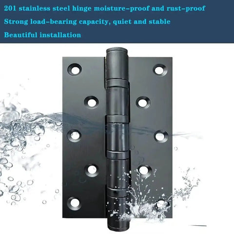 Heavy Duty Stainless Steel Door Hinges Built Like A Tank 5 Inch By 3 Inch Square Corner 304 Stainless Steel Ball Bearings Rust Proof Non Removable Pin