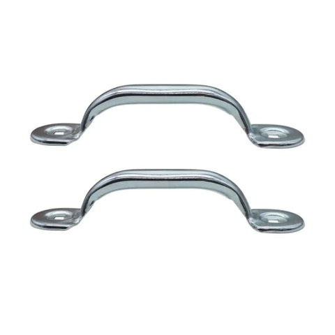 Built Tough Heavy Duty Garage Door Bottom Lift Handle Replacement 2 Pack, Solid Steel With Galvanized Finish, Corrosion Resistant