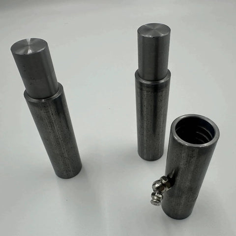 10 Inch Weld On Hinges Heavy Duty Black 2 Pack Greasable Ramp Door Hinges for Trailers