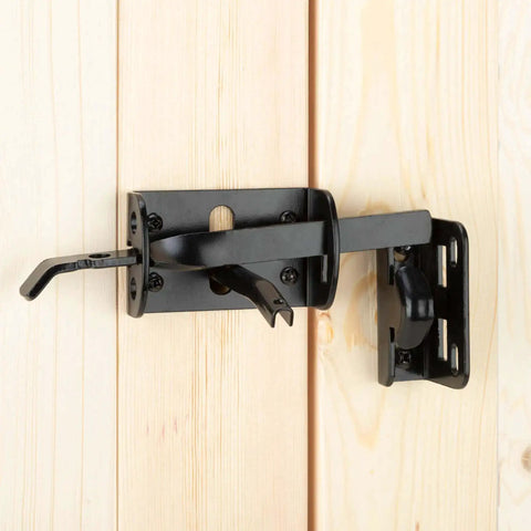 Heavy Duty Thumb Gate Latch Hardware With Handle For Wooden And Vinyl Fences Self Locking Outdoor Gate Lock Kit Built Tough
