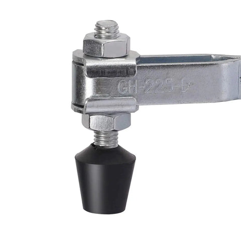 Close-up of Heavy Duty Toggle Clamps 6 Pack 225D With 500Lbs Holding Capacity showing GH-225-D model with zinc-coated finish