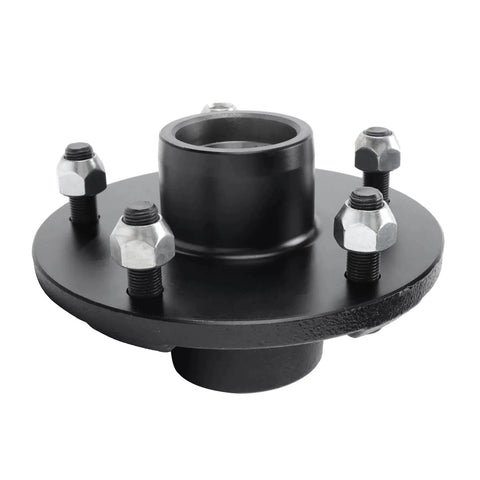 Heavy Duty Trailer Hub Kit Replacement For 3500 Lb 84 Spindle Fits Five On Five Point Five Inch Wheels Includes Trailer Bearing Kit