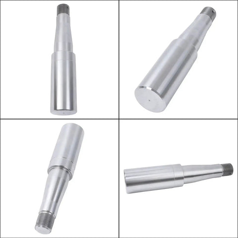 Heavy Duty Trailer Spindle 8.25 Inch Round Mounting Surface 1.75 Inch for 1 3 8 Inch to 1 1 16 Inch Bearing Inner Diameters