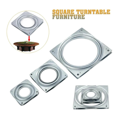 4 Inch Heavy Duty Rotating Turntable Swivel Plate, Aluminum Alloy, for Furniture Display Stand