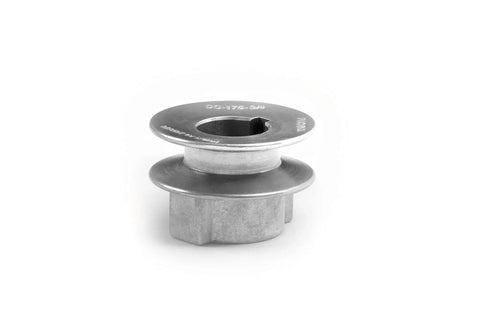 Heavy Duty 1.75 Inch V Groove Drive Pulley 34 Degree Zinc Alloy Die Cast With 3/4 Inch Bore Compatible With 4L A Belts front view