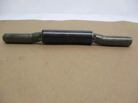One of the (4) weld on trailer ramp door hinges 1 inch by 10 inch 9 gauge raw steel with integrated grease fitting heavy duty