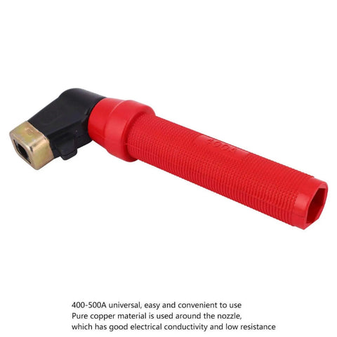 Heavy Duty 400A Welding Electrode Holder For Stick Arc Welding American Style Stinger Clamp Full Copper Conductive Rod