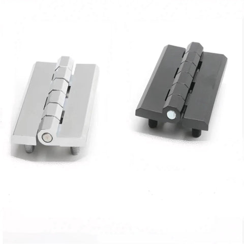 Heavy Duty Cabinet Hinge Zinc Alloy 90x60 Thickened Hexagonal Stud 2 Pack Black Zinc, showing two hinges side by side.