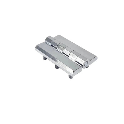 Heavy Duty Cabinet Hinge Zinc Alloy 90x60 Thickened Hexagonal Stud, silver finish, for industrial cabinets.