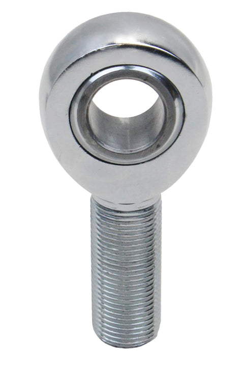 Front view of 3/4 Heim Joint Rod End Kit with Right & Left Hand Threads showing chromoly finish and 750 bore, 28081 lb load rating.