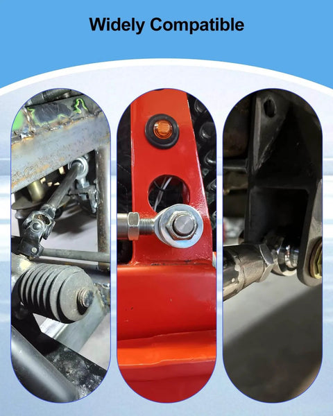 Right hand 3/4 inch Heim joint rod end with jam nut in various heavy-duty steering and suspension applications