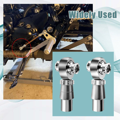 3/4 Heim Joint Rod End Kit with Right and Left Hand Threads, 750 Bore Chromoly, used on motorcycle steering and suspension