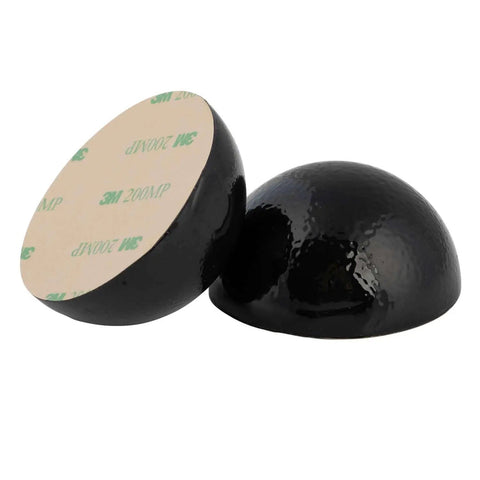 0.75 Inch Diameter Hemisphere Rubber Bumpers With Adhesive Non Skid Feet For Vibration Isolation And Noise Dampening, 16 And 30 Duro, Adhesive Pads For Sensitive Equipment