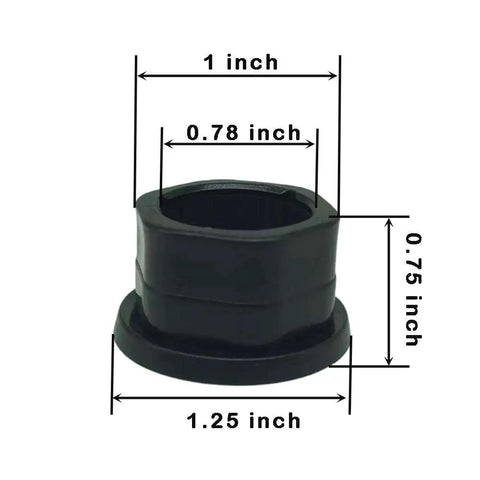 Hex Flange Bushing Replacement For Snow Thrower Eight Pack Includes Bearing And Hardware Replaces 7410245 9410245 dimensions