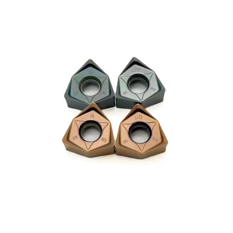 Hexagon Fast Feed Carbide Milling Inserts For Lathe Tools Compatible With KT8030 KT8060 10 PCS Pro Grade Turning And Milling Inserts