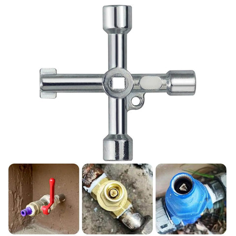 All In One Adjustable Tool For 5.3mm To 9mm Fits Multi Geometry Portable Body Designed For Outdoor Emergencies And Industrial Repairs Zinc Alloy