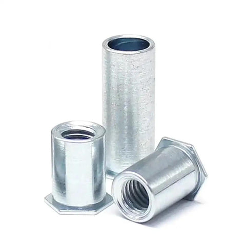 Hexagonal Through Hole Rivet Columns Pack 10 To 50 Pieces M2 To M6 304 Stainless Steel Rivet Nuts displayed