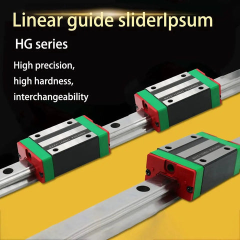 HGH20CA Bearing Block Slider For HGR20 Linear Rails By ThgivingStore CNC Guide Block on rails, side view
