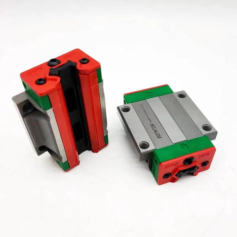 ✝️ HGW15CC HIWIN Linear Block for HGW15 Linear Motion Slider Rail Guide Linear Bearing in red and green for CNC axis motion, 1-pack