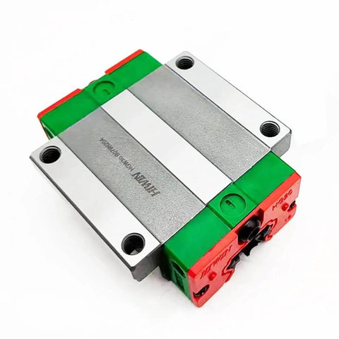 ✝️ HGW30CC HIWIN Linear Block for HGW30 Linear Motion Slider Rail Guide Linear Bearing, metal block front view, 1-pack replacement
