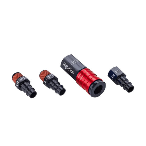 Craftsman 4-pc high-flow aluminum fittings set with 1/4 in NPT threads