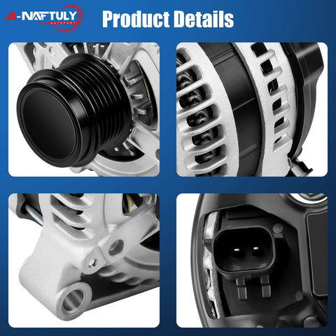 Beefed Up High Output 140A Alternator Replacement For Dodge Caravan Grand Caravan Town And Country 2001 Through 2007 3.3L And 3.8L Engines Voyager 2001 2003 Durable Auto Electrical Part details