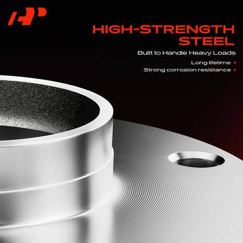 Close-up of Front Wheel Bearing And Hub Assembly 5 Lug Fit For Ford Fusion MKZ showing high-strength steel material details