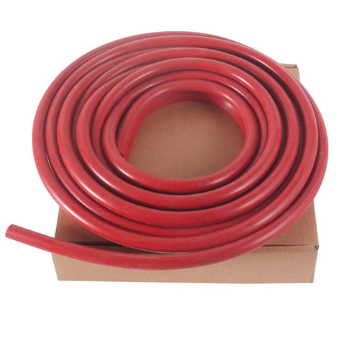 Red silicone gasket coil on box, 13 ft, 7/16 in x 7/8 in, high-temp seal for BBQ grills, ovens and smokers, Amazon