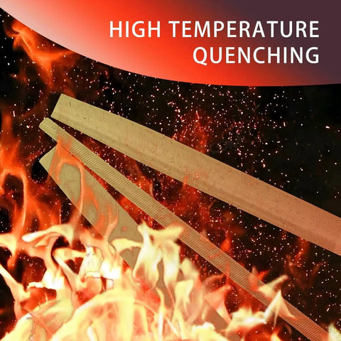 Three Piece 8 Inch Professional File Set with High Carbon Steel Files for Metal, Wood, and Plastic in high temperature quenching process