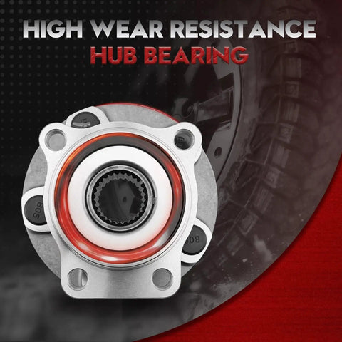 Front Wheel Hub And Bearing Assembly 513220 Compatible With 2005 2014 Subaru Outback And Legacy Front Left Or Right 5 Lug ABS 4 Hole Flange