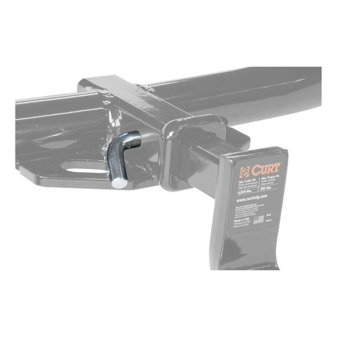 Trailer Hitch Pin And Clip Half Inch Diameter Fits One And A Quarter Inch Receivers With Clear Zinc Finish Easy Grip 105 Degree Bend