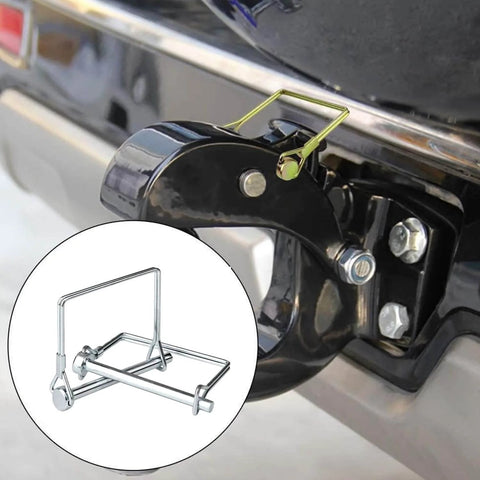 4 Pack Zinc Plated One Quarter Inch Safety Hitch Pins For Utility Trailers, RVs, Boats, Lawn Tractors And Farm Equipment