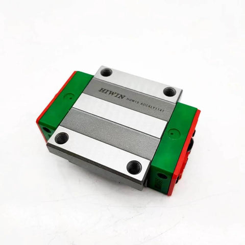Front view of ✝️ HGW15CC HIWIN Linear Block for HGW15 Linear Motion Slider Rail Guide Linear Bearing for CNC axis motion.