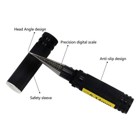 0 To 14mm Model Hole Puncher And Reamer Tool showing anti-slip design and precision scale with safety sleeve