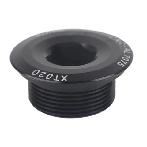 Black Hollowtech Crank Tension Bolt For 105 End M20 Thread Aluminum Alloy Crank Bolt With Dust Covers Gold Finish