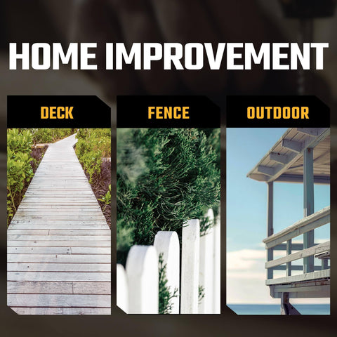 Home improvement image showing decking, fencing, and outdoor structure, related to #10x2 Stainless Steel Deck Screws, 304 Grade, 300 PCS Bulk Box.