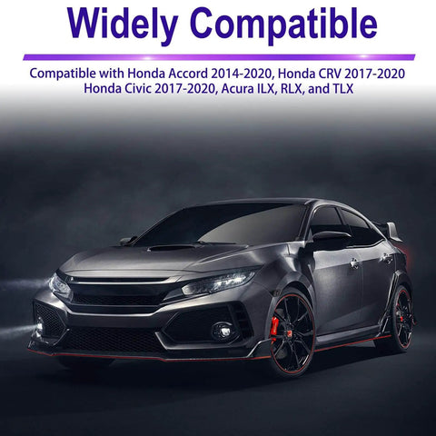Honda Civic car showcasing compatibility for 14 Piece Lower Engine Cover Pin Screw Set Includes 6 Radiator Access Pins 2 Lower Cover Bolts And 6 Engine Splash Shield Clips For Honda Civic Accord CRV And Acura Vehicles Replacement Fastener Kit.