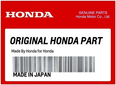 Original Honda part packaging with barcode, labeled as made in Japan, for 2 Pack Front Wheel Shaft Bolts For Honda Lawn Mowers.