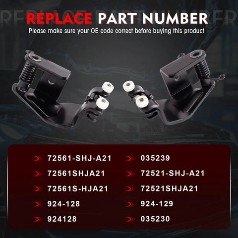 Left And Right Power Sliding Door Roller Replacement For Honda Odyssey 2005 2006 2007 2008 2009 2010 Ex Ex L Touring Models Compatible With OEM Parts 72561 SHJ A21 72521 SHJ A21 924 128 924 129
