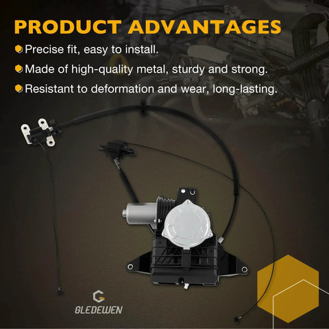 Power Sliding Door Motor Assembly With Cable For 2011-2017 Honda Odyssey EX EX-L LX SE Touring Touring Elite 3.5L V6 Engine Right Passenger Side