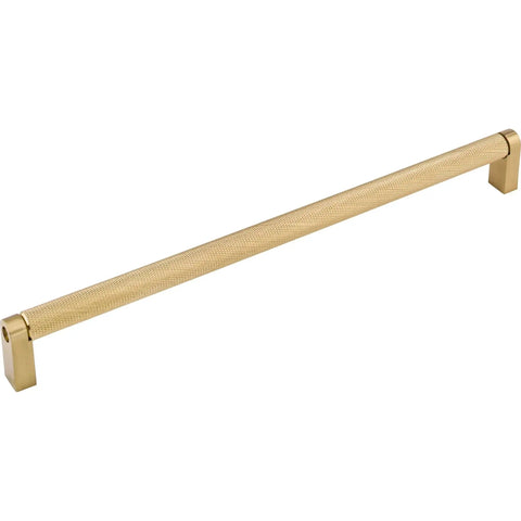 Bar Pull M2611 18 Inch Center to Center Handle in Honey Bronze Finish, Steel Construction for Lasting Durability, shown at angle