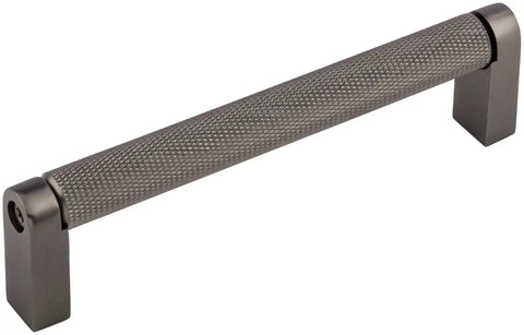 Bar Pulls M2602 5-1/16 Inch Center To Center Handle Cabinet Pull In Honey Bronze Finish shown in a side view angle