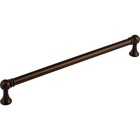 Kara Serene Series Center To Center Handle Cabinet Pull In Honey Bronze Finish, Overall Length 9.44 Inches, side view