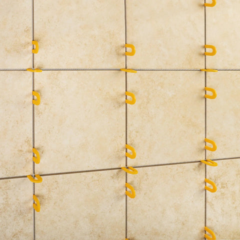Three Sixteenth Inch Horseshoe Tile Spacers For Marble Granite And Stone Installations QEP 100 Pack used on tiles