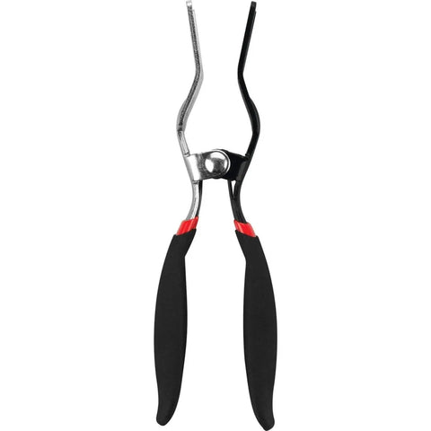 Hose Removal Pliers For Fuel, Vacuum And Heater Hoses, 5/32 To 1/2 Inch Capacity, Heavy Duty Steel With Cushion Grip Handles, front view